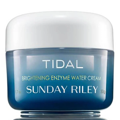 Shop Sunday Riley Tidal Brightening Enzyme Water Cream 1.7oz