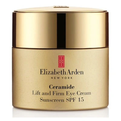 Shop Elizabeth Arden Ceramide Plump Perfect Ultra Lift & Firm Eye Cream Spf15 (15ml)