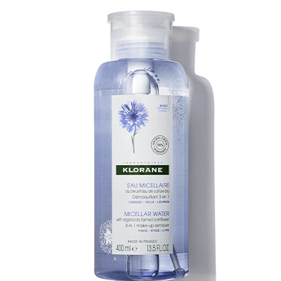 Shop Klorane Micellar Water With Organically Farmed Cornflower 13.5 Fl. oz