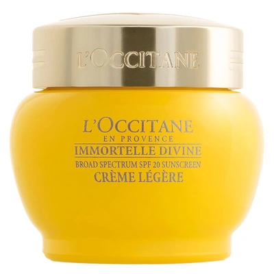 Shop L'occitane Immortelle Divine Light Cream Spf 20 (net Wt. 1.7 Oz.)