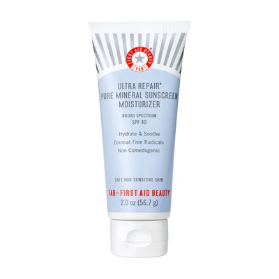 Shop First Aid Beauty Ultra Repair Pure Mineral Sunscreen Moisturizer Spf 40