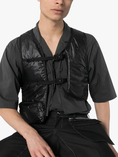 Shop Moncler 6 1017 Alyx 9sm Hand Warmer Vest In Black