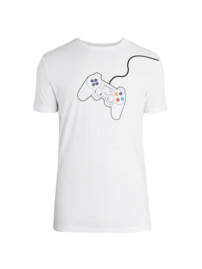 Shop Antony Morato Gamer Graphic T-shirt In White