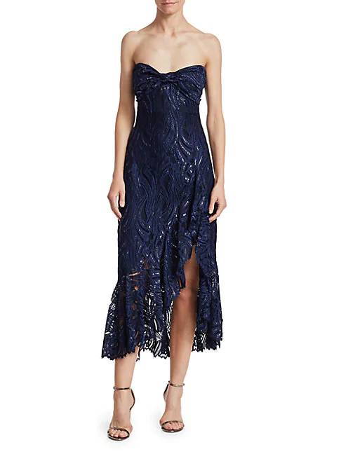 jonathan simkhai strapless bustier midi dress
