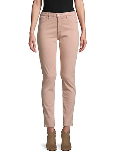 Shop Ag Prima Sateen Cigarette Skinny Jeans In Autumn Rose