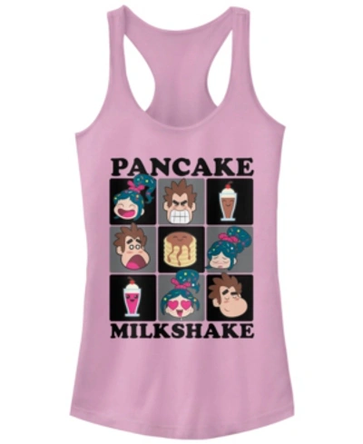 Shop Disney Juniors' Wreck-it Ralph 2 Milkshake Squared Ideal Racerback Tank Top In Lilac