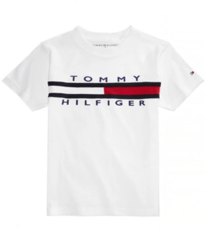 Shop Tommy Hilfiger Toddler Boys Graphic-print Cotton T-shirt In Logo Polo