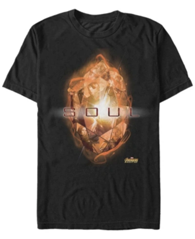 Shop Marvel Men's Avengers Infinity War The Soul Stone Short Sleeve T-shirt In Black