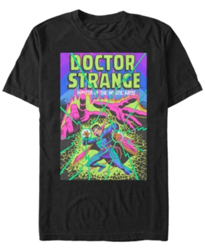 Shop Marvel Men's Comic Collection Vintage Doctor Strange Poster Short Sleeve T-shirt In Black