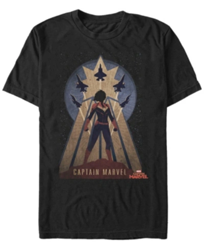 Shop Marvel Men's Captain  Pop Art Captain  Short Sleeve T-shirt In Black