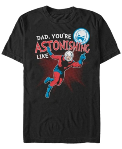 Shop Marvel Men's Comic Collection Astonishing Like Ant-man Short Sleeve T-shirt In Black