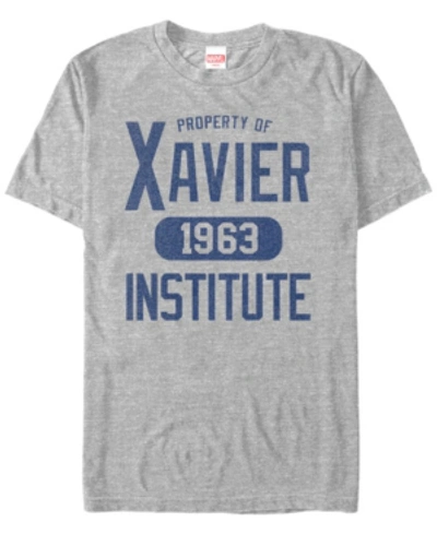Shop Marvel Men's Comic Collection Property Of Xavier Short Sleeve T-shirt In Athletic H