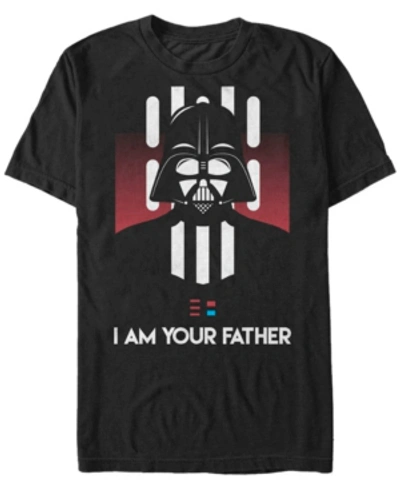 Shop Star Wars Men's Classic Darth Vader I Am Your Father Short Sleeve T-shirt In Black