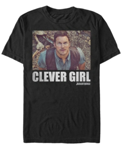 Shop Jurassic World Men's Grady Clever Girl Short Sleeve T-shirt In Black