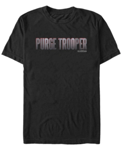 Shop Star Wars Men's Jedi Fallen Order Purge Trooper Logo T-shirt In Black