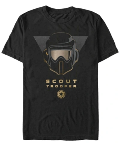 Shop Star Wars Men's Jedi Fallen Order Scout Trooper T-shirt In Black