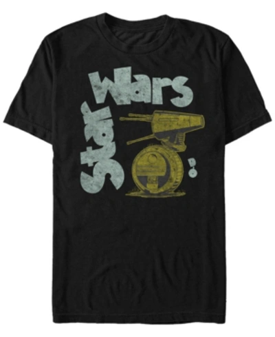 Shop Star Wars Men's Episode Ix Distressed Logo T-shirt In Black