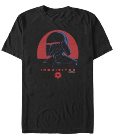 Shop Star Wars Men's Jedi Fallen Order Red Sun Inquisitor T-shirt In Black