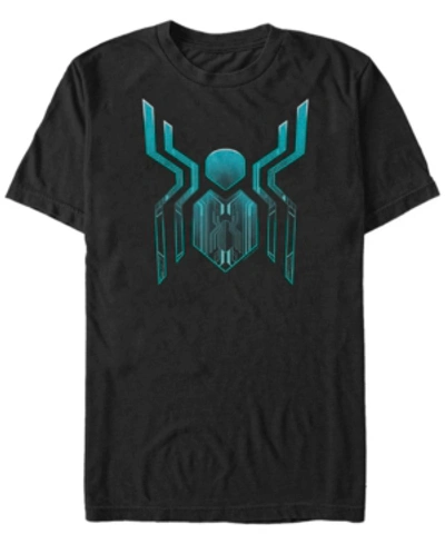 Shop Marvel Men's Spider-man Far From Home Tech Spider Logo, Short Sleeve T-shirt In Black