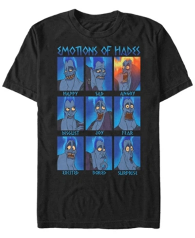 Shop Disney Men's Hercules Hades Emotions, Short Sleeve T-shirt In Black