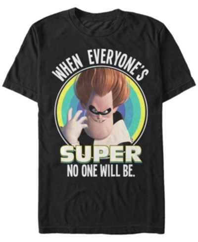 Shop Disney Pixar Men's Incredibles Super Syndrome, Short Sleeve T-shirt In Black