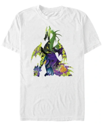 Shop Disney Men's Sleeping Beauty Maleficent Dragon, Short Sleeve T-shirt In White