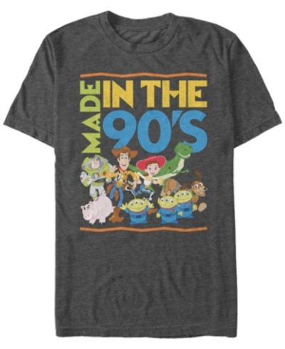 Shop Disney Pixar Men's Toy Story Made In The 90's, Short Sleeve T-shirt In Dark Gray