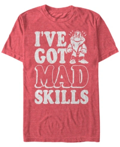 Shop Disney Men's Snow White And The Seven Dwarfs Grumpy's Got Mad Skills, Short Sleeve T-shirt In Red