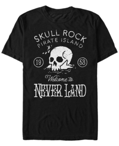 Shop Disney Men's Peter Pan Skull Rock Vintage Inspired, Short Sleeve T-shirt In Black
