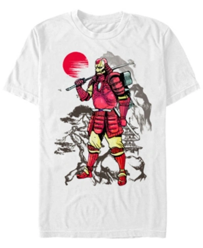 Shop Marvel Men's Iron Man The Samurai, Short Sleeve T-shirt In White