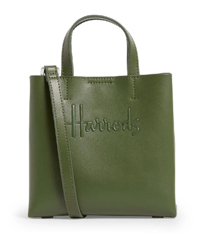 Shop Harrods Mini Leather Kensington Tote Bag