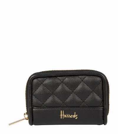 Shop Harrods Chelsea Quilted Purse In Black