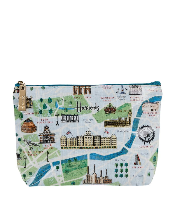 Harrods London Map Travel Pouch ModeSens