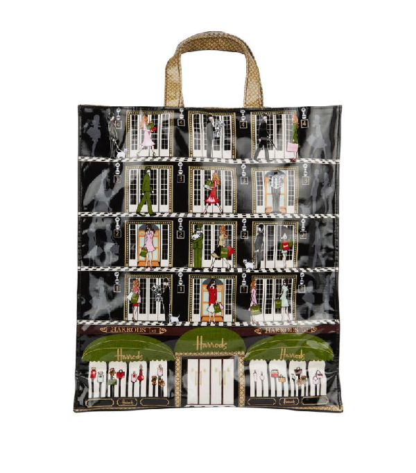harrods large shopper bag