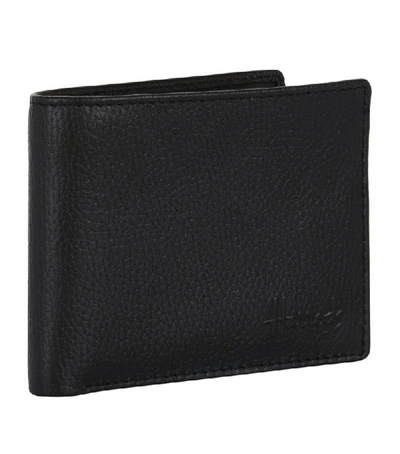 Shop Harrods Grained Leather Bilfold Wallet