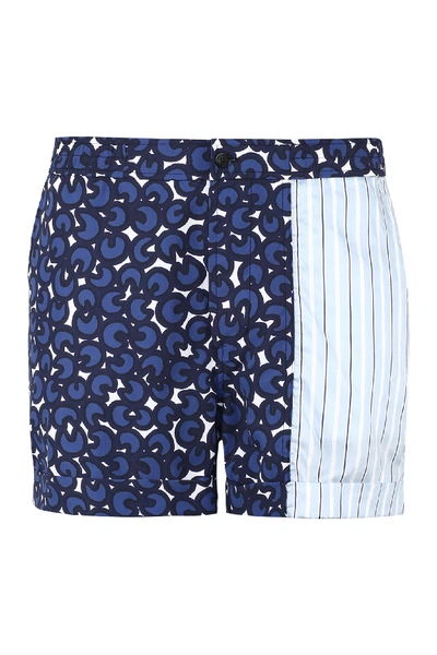 Shop Neil Barrett Printed Shorts In Multicolor