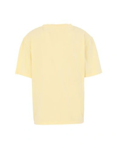 Shop Jeanerica T-shirts In Yellow