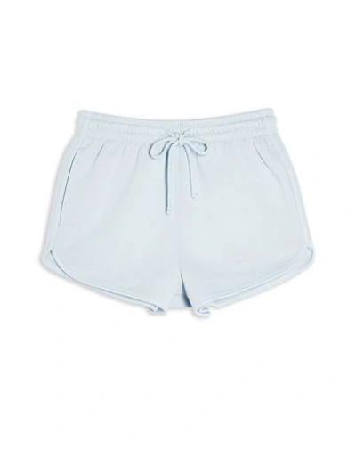 Shop Topshop Shorts & Bermuda In Sky Blue