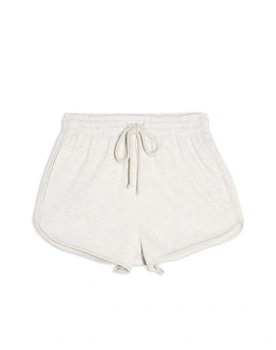 Shop Topshop Shorts & Bermuda In Light Grey