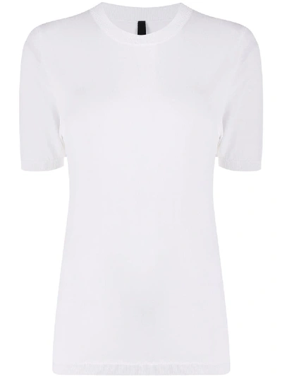 Shop Sara Lanzi Short Sleeve T-shirt In White