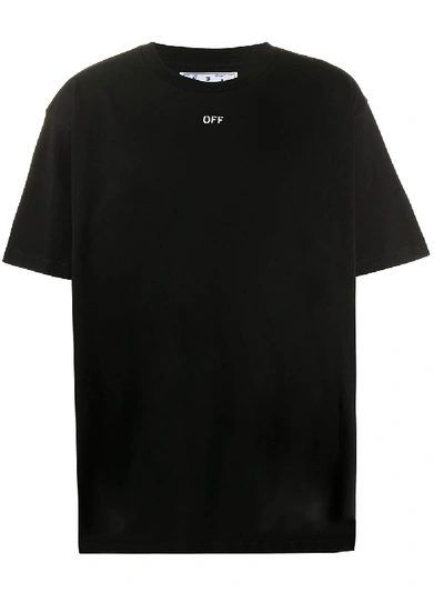 Shop Off-white Stencil Arrows Oversized T-shirt In Black