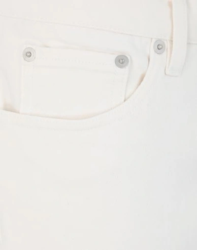 Shop Jeanerica Woman Jeans White Size 29w-32l Organic Cotton, Elastane