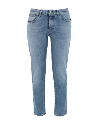 Shop Jeanerica Woman Jeans Blue Size 29w-32l Organic Cotton, Elastane