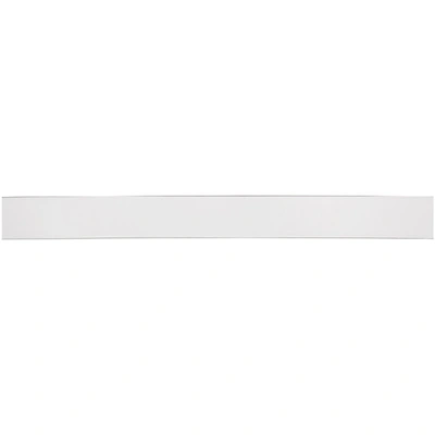 Shop Valentino White  Garavani Tonal Vlogo Belt In 001 Bianco