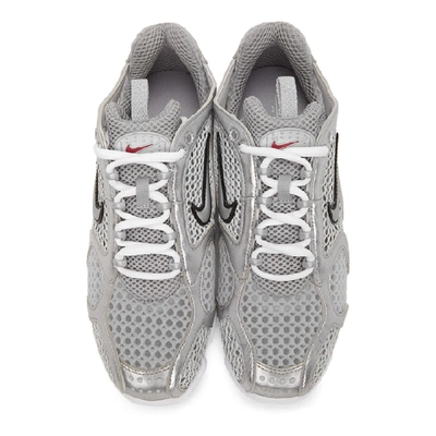Shop Nike Silver  Air Zoom Spiridon Cage 2 Sneakers In 001ltsmoke