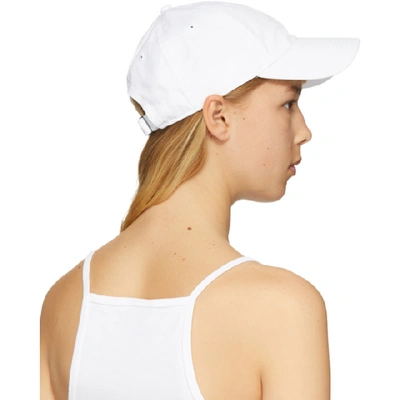 Shop Nike White Nsw Futura Classic Cap In 101 Wh/blk
