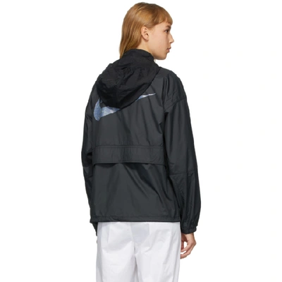 Shop Nike Black Packable Sportswear Icon Clash Jacket In 010 Black