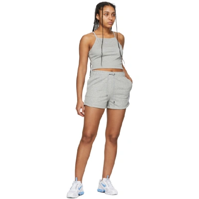 Shop Nike Grey Essential Shorts In 063 Grey