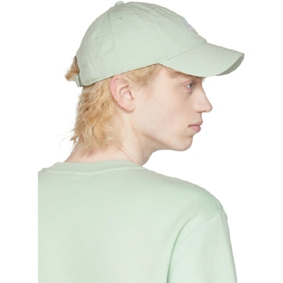 Shop Nike Green Washed Futura Heritage 86 Cap In 321 Pistach