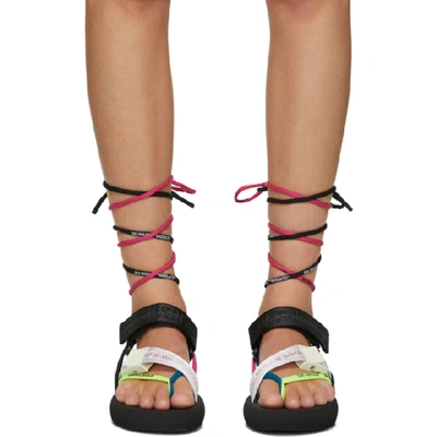 Shop Off-white Multicolor Multistrap Micro Sandals In Multicolour